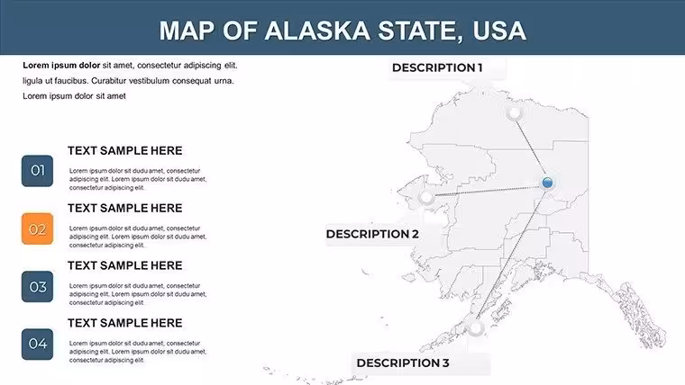 USA Editable Alaska Counties PowerPoint maps