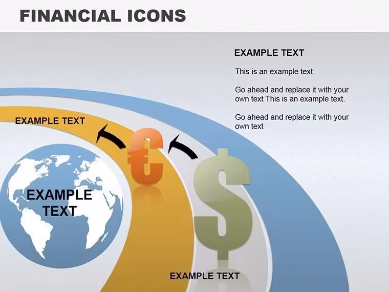 Financial Icons PowerPoint Charts Template: Visual Finance Pro