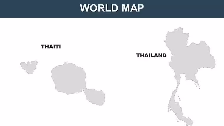 World : South Korea PowerPoint maps
