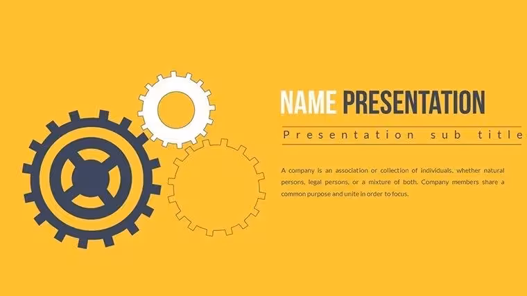 Internet Marketing Landing PowerPoint Charts Template
