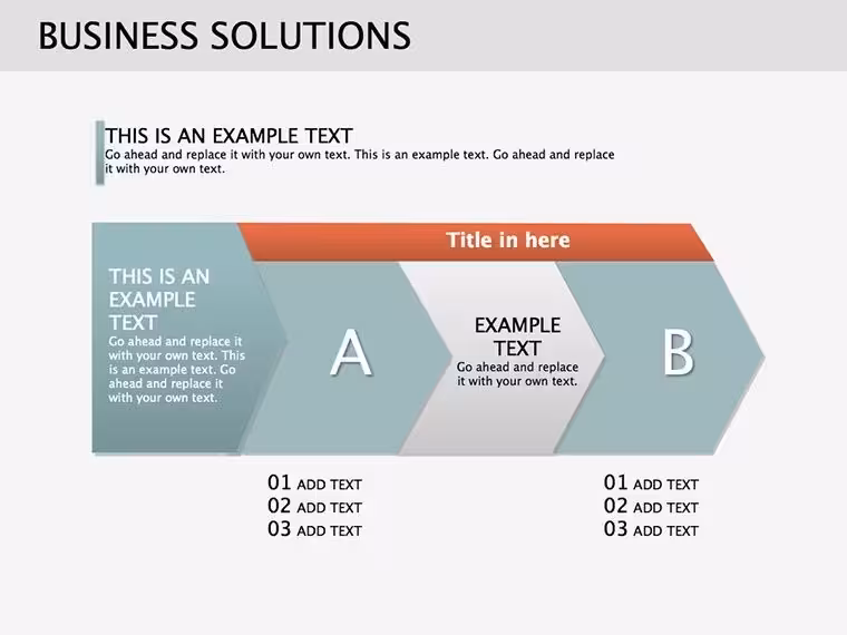 Business Solutions Keynote Diagrams Template for Presentation