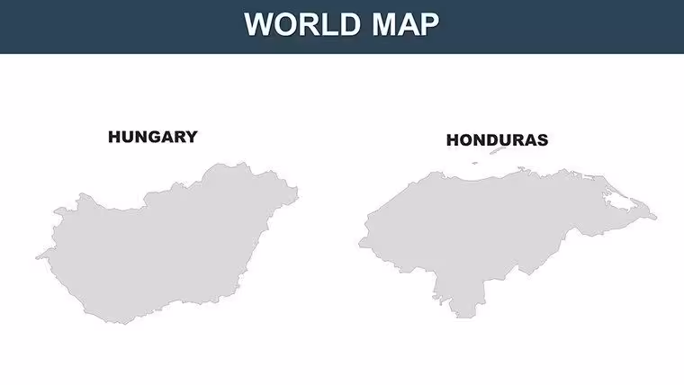 Madagascar World PowerPoint maps
