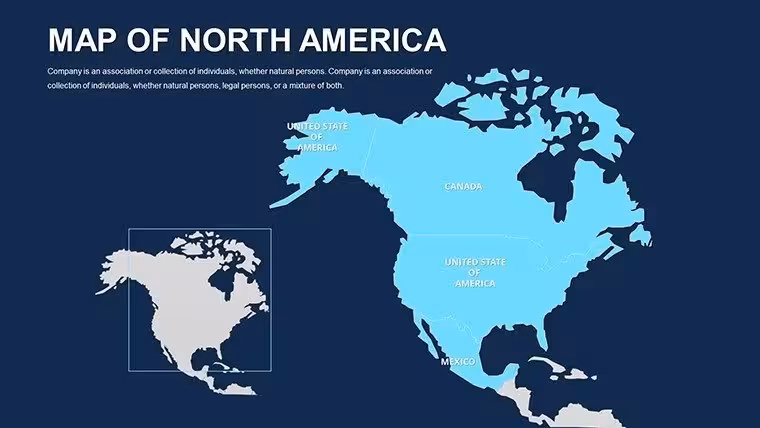 North America Editable PowerPoint maps - Slide24
