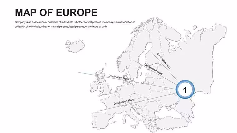 Editable Europe PowerPoint maps - Slide8