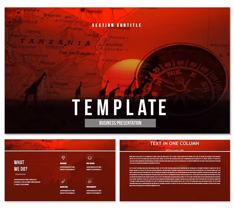 Tanzania Africa - PowerPoint Presentation Template