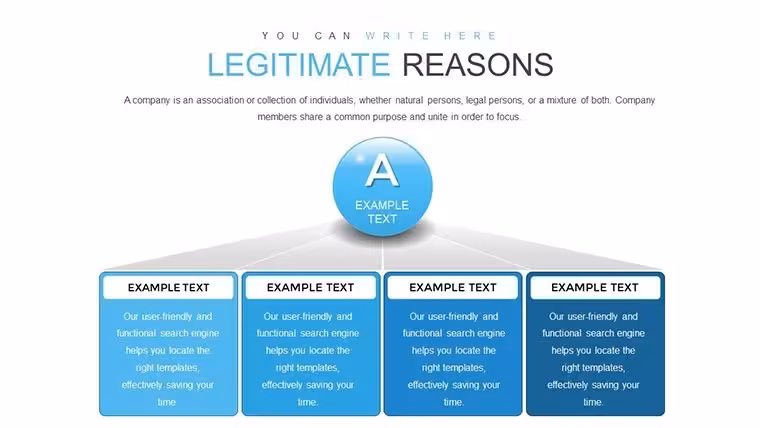 Causality Principle Keynote Charts - 42 Editable Slides