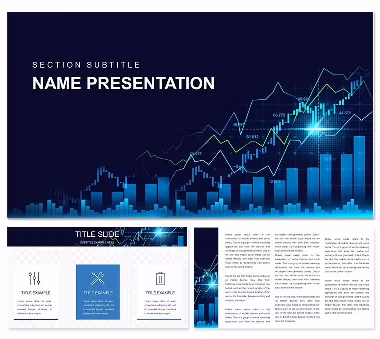 Trading Technical Analysis PowerPoint Template: Chart Your Path to Market Mastery