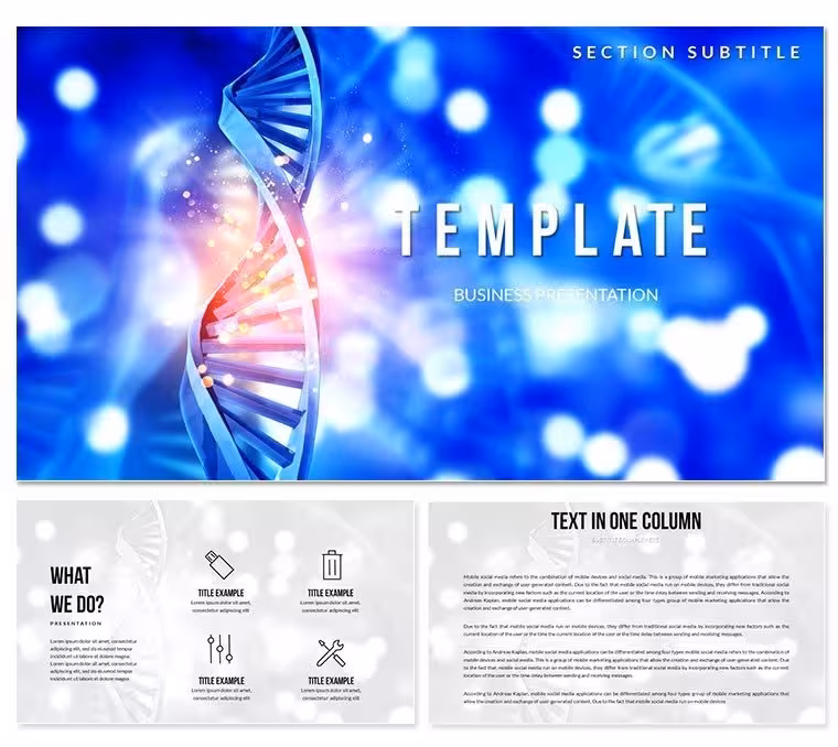 Genetic Code PowerPoint templates