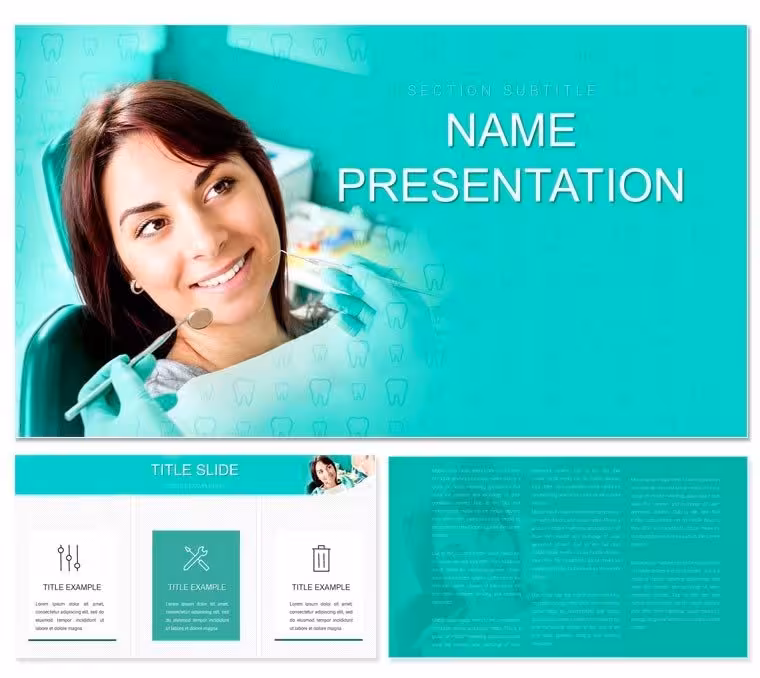 Emergency Dentist PowerPoint Template Presentation