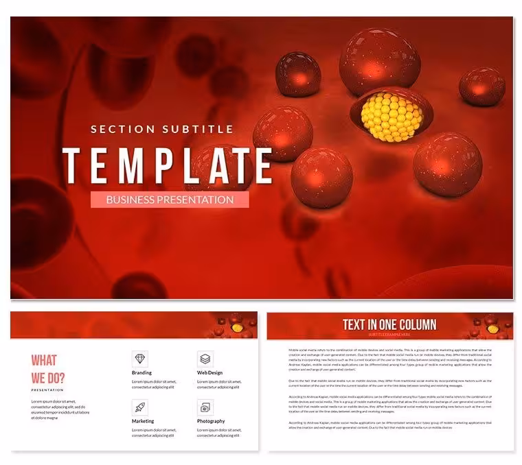 Blood Plasma PowerPoint templates Presentation