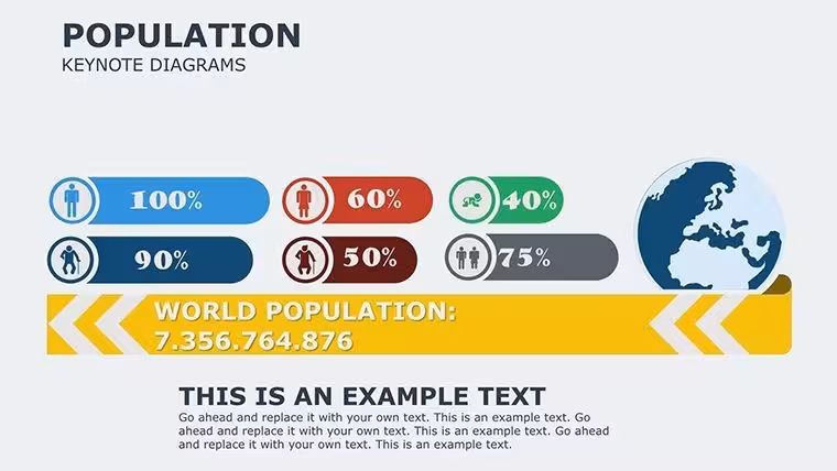Population Keynote Diagrams Template