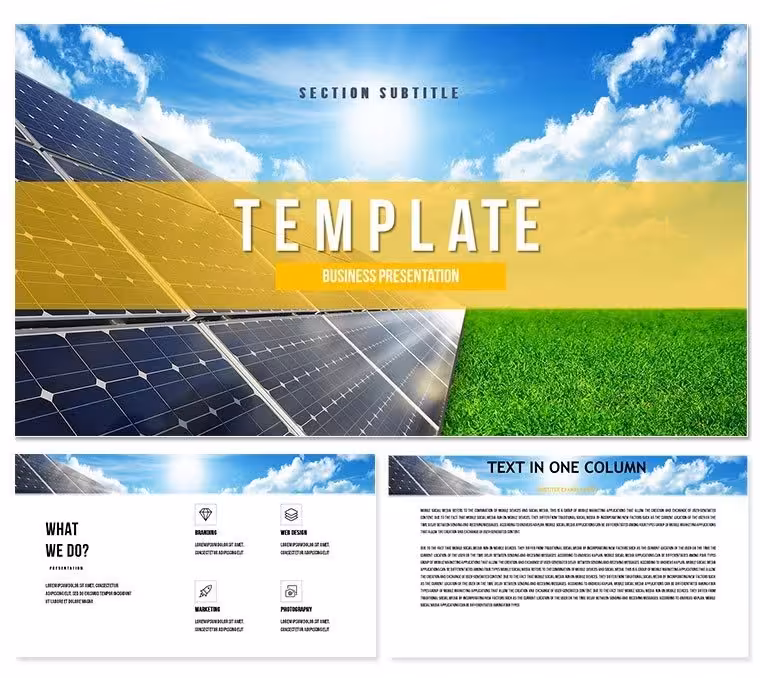 Solar Panels PowerPoint Presentation