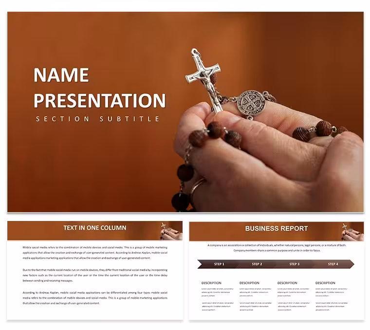 Path to Enlightenment: Spiritual PowerPoint Template