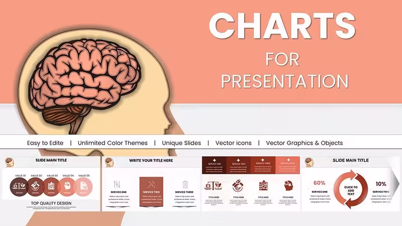Brain Five Senses Keynote Charts Template
