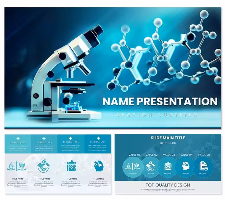 Biochemical Engineering Microscope Keynote Template: Focus on Breakthroughs