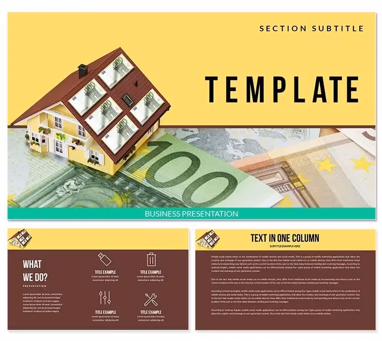House for Sale PowerPoint Template Presentation