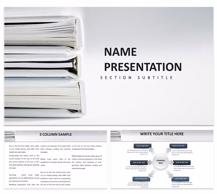 Stack Books: Learning Made Easy Keynote Template
