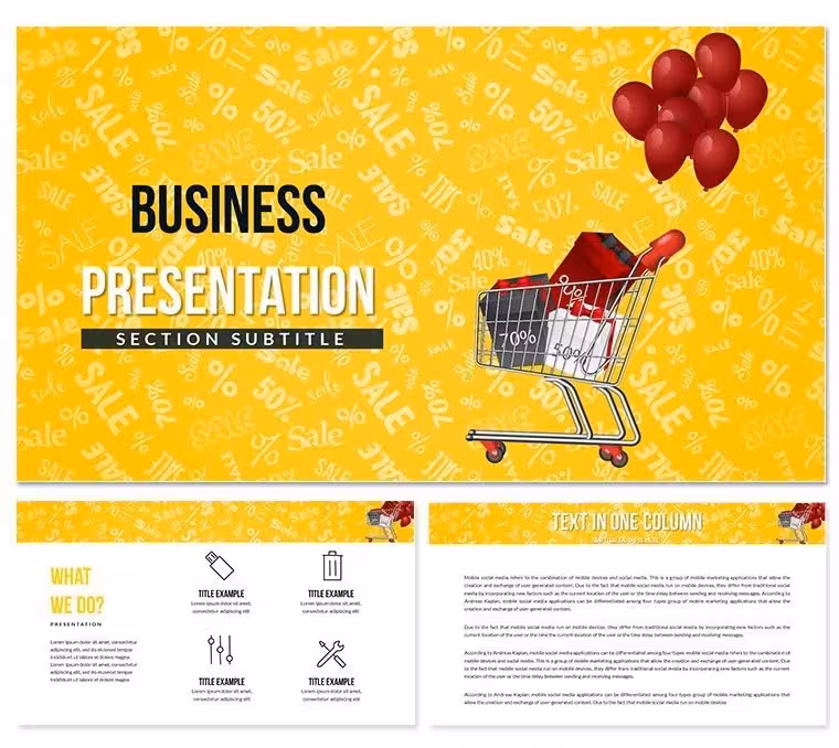Black Friday Sale PowerPoint Template - Fully Editable | ImagineLayout
