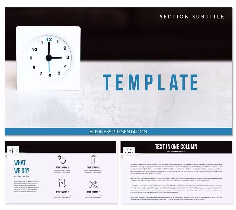 World Clock PowerPoint templates
