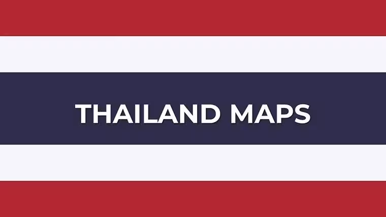 Thailand Keynote Maps: Versatile Editable Templates