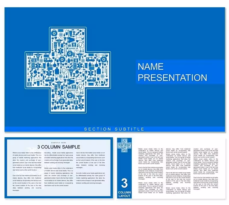 Medical Emblem PowerPoint template