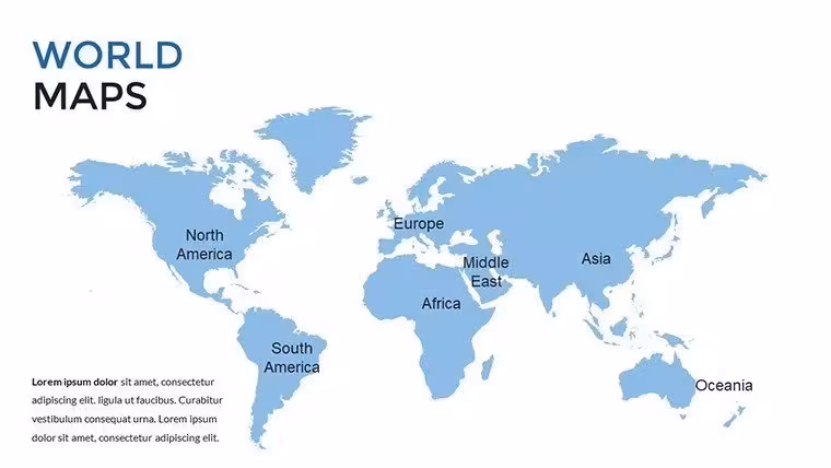 World PowerPoint Maps Templates - Slide9