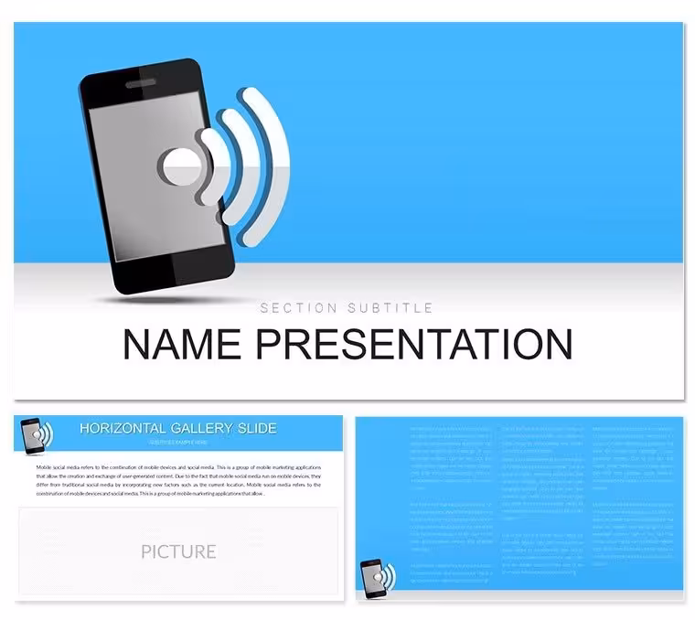 Connecting Your Device to Wi-Fi Networks PowerPoint Template: Link Up Effortlessly