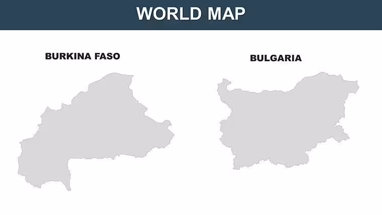 World : Armenia Countries PowerPoint maps
