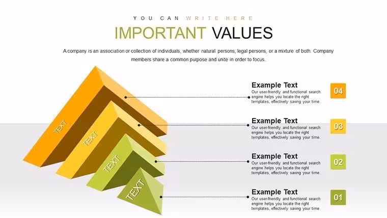 Horizontal Split Pyramid PowerPoint Charts: Unlock Hierarchical Insights