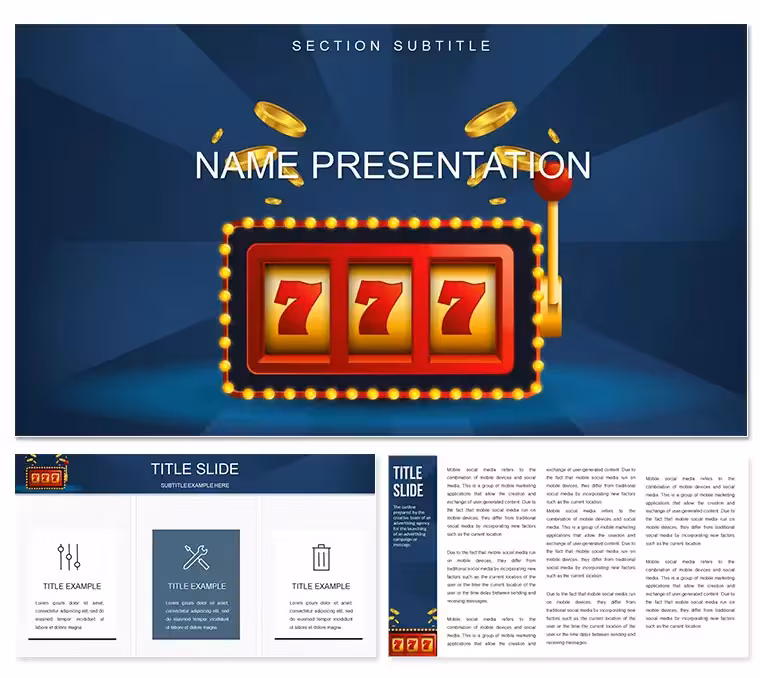 777 Casino PowerPoint Template