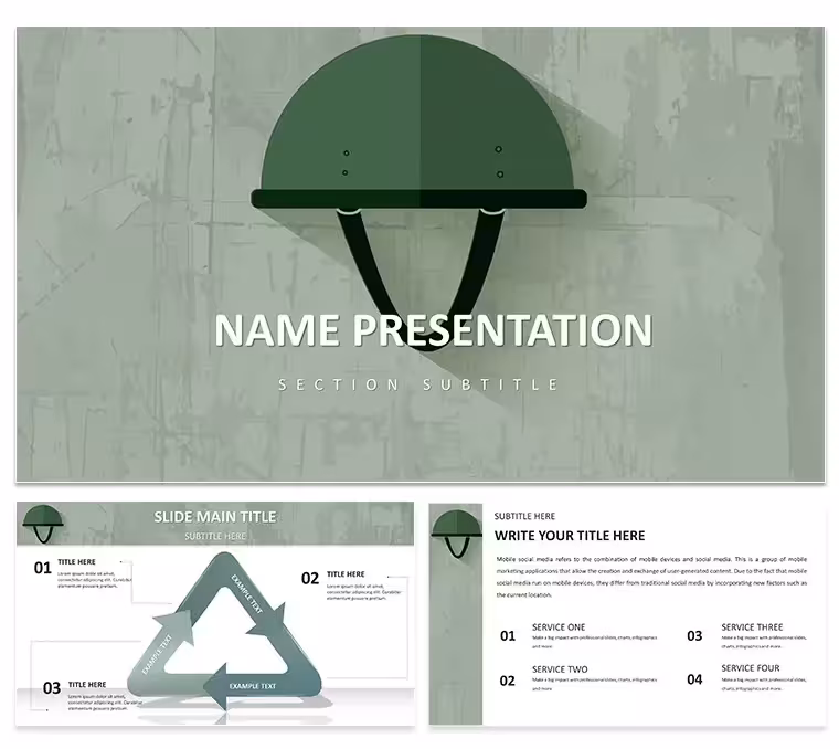 Military Protection PowerPoint Template: Secure Your Strategy