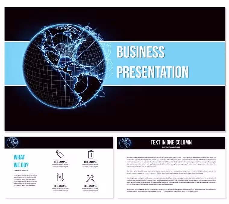 Global Business Diagrams - Fully Editable