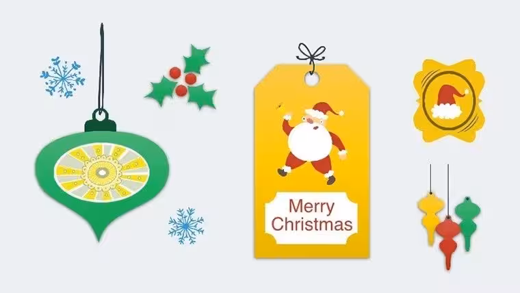 Holiday Shapes Template for PowerPoint Magic