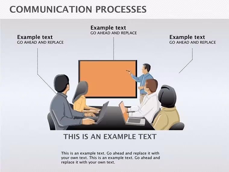 Communication Processes Keynote Diagrams - Visualize Interactions