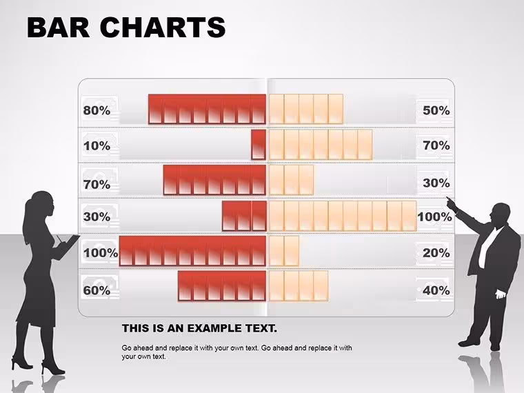 Business Bar PowerPoint Charts Template for Presentations