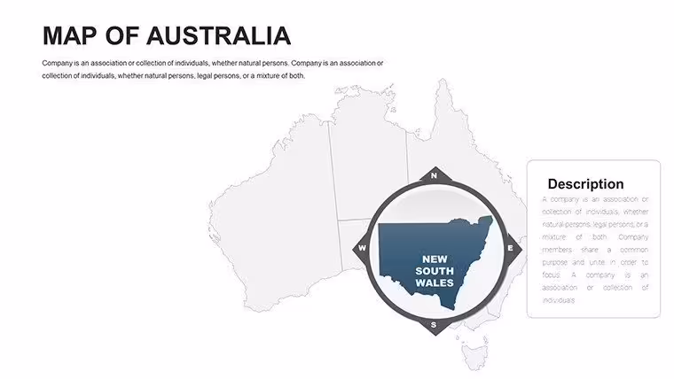 Australia Editable PowerPoint maps - Slide13