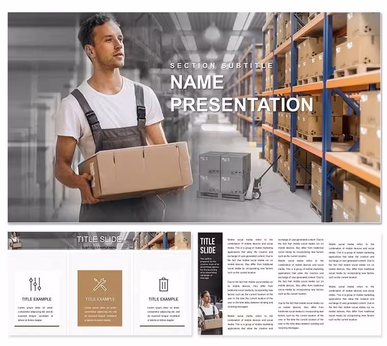Safe Order Delivery PowerPoint Template: Logistics Pro