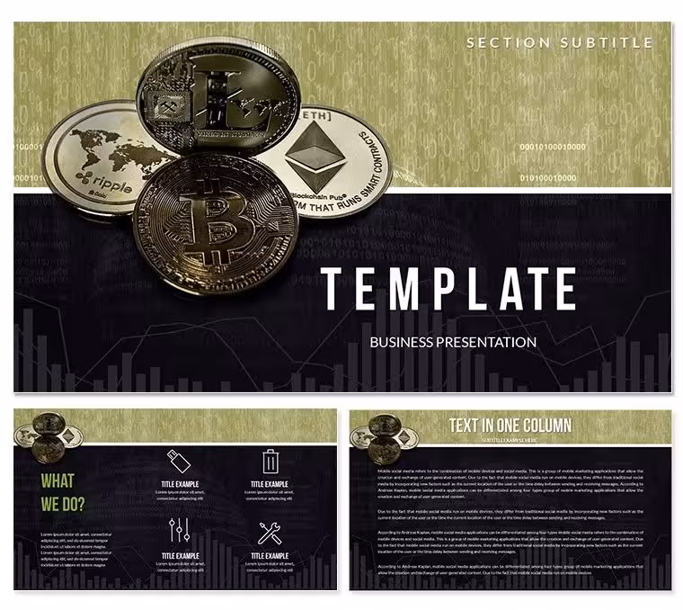 Make Money From Cryptocurrencies PowerPoint Templates | Download Now