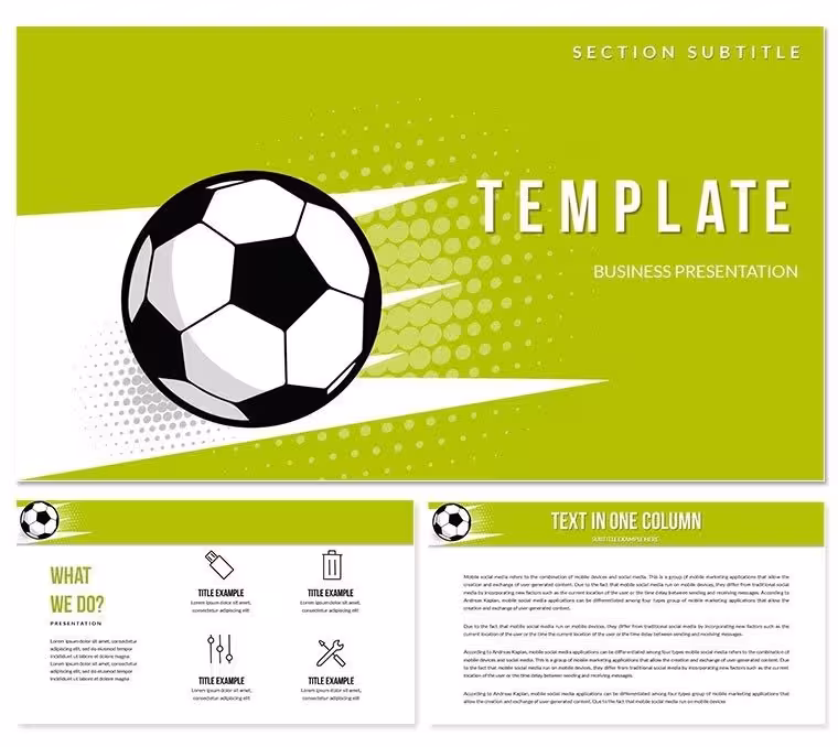 FIFA Football PowerPoint Template for Presentation