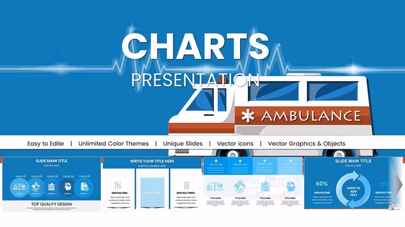 Design Ambulance PowerPoint Charts: Empower Medical Communications