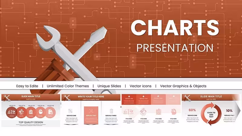 Repair Service Keynote Charts Template: Transform Maintenance Data into Compelling Stories
