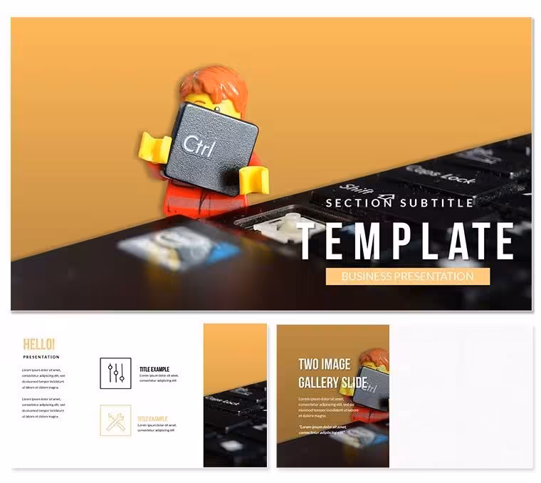 Efficient Computer Repair PowerPoint Template