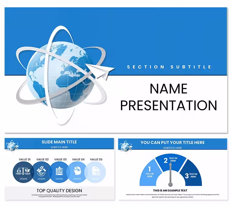 Air Delivery Logistics PowerPoint Template Guide