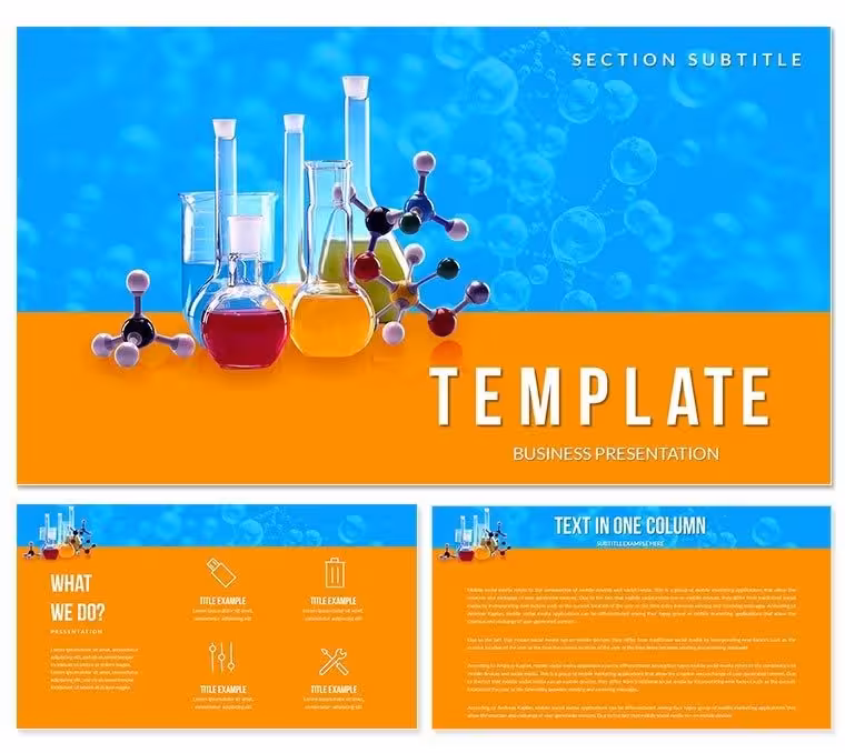 Virtual Chemical Laboratory PowerPoint templates