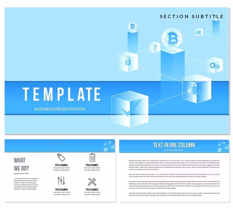 Blockchain Conference PowerPoint templates