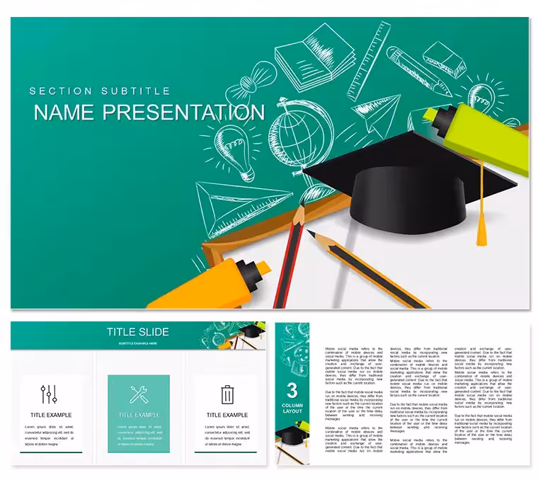 Teaching and Learning PowerPoint Template - Presentation