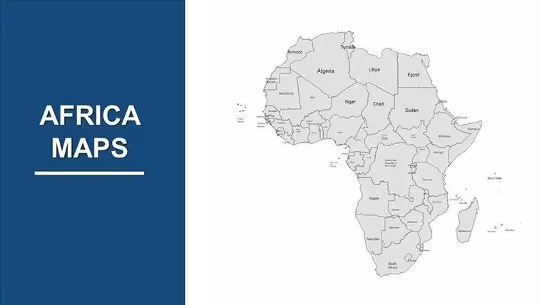 Africa Countries PowerPoint Maps: Continental Canvas