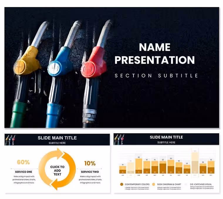 Dynamic Fuel Pump Keynote Template Slides