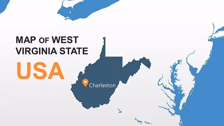 West Virginia USA Keynote Maps: Editable for Engaging Stories