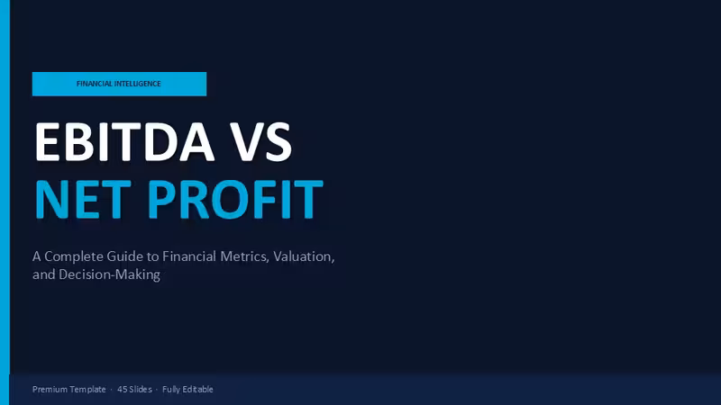 Financial Charts Presentation - Editable PPTX